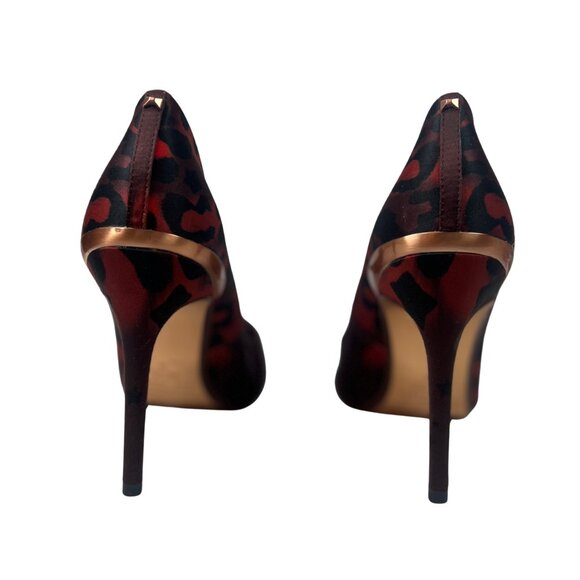 Ted Baker London Iziie Red Satin Pumps Women’s Size 38 – Stiletto Heels - Picture 6 of 8